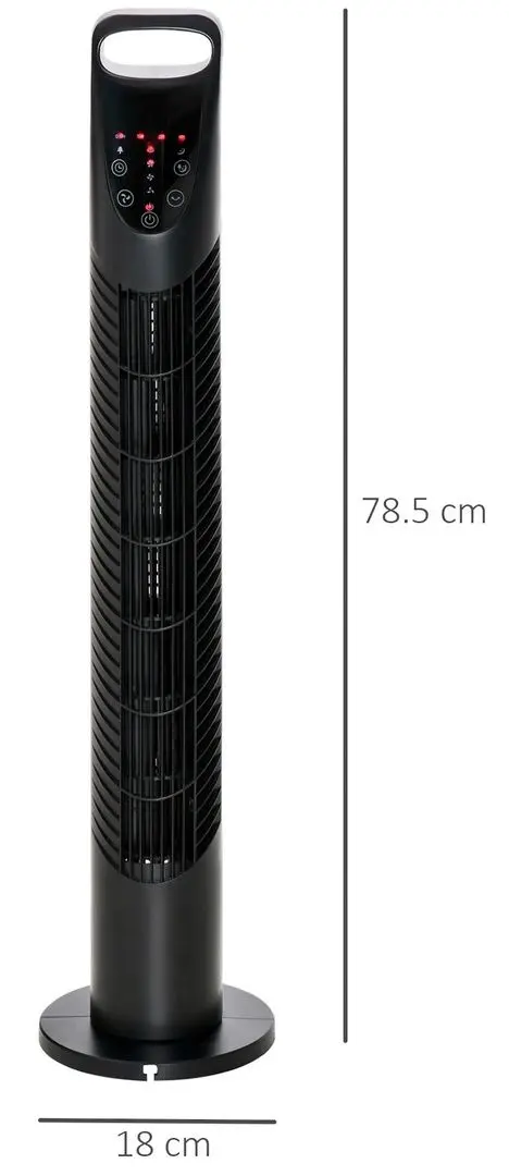 Вентилятор Homcom 824-012V90 (Black) - 4