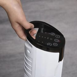 Ventilator Homcom 824-017V90 (Black/White) Thumb