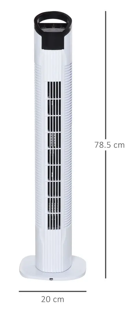 Ventilator Homcom 824-017V90 (Black/White) - 8