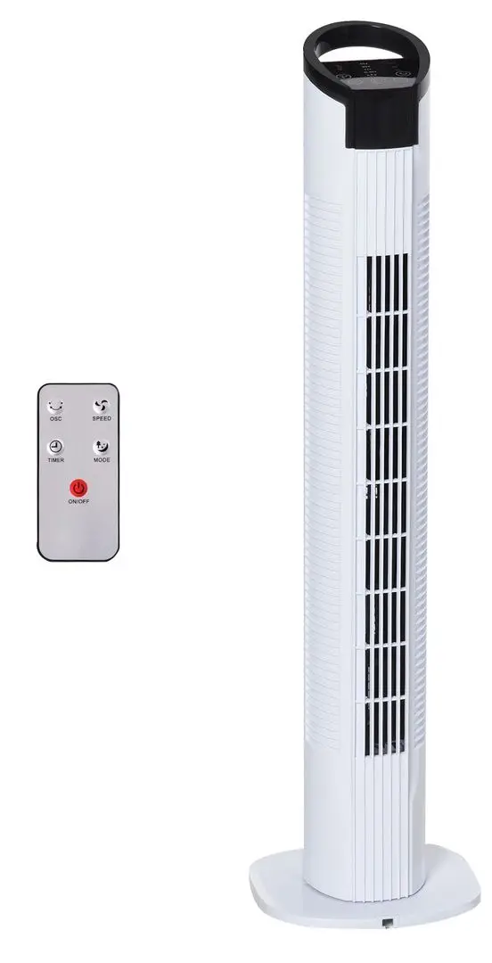 Ventilator Homcom 824-017V90 (Black/White)