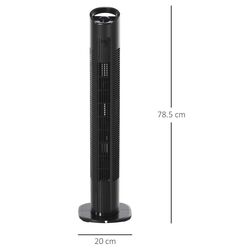 Ventilator Homcom 824-018 (Black) Thumb