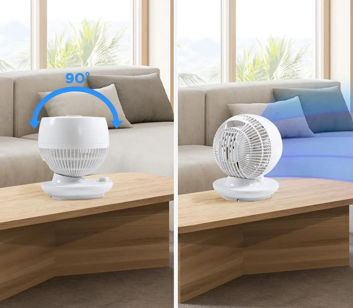 Ventilator Homcom 824-032V90 (White)