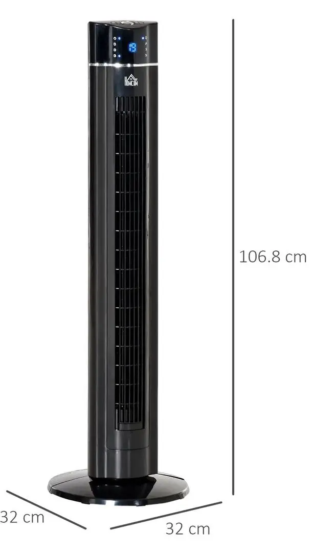 Вентилятор Homcom 824-043V90 (Black) - 5