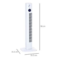 Ventilator Homcom 824-050V90WT (White) Thumb