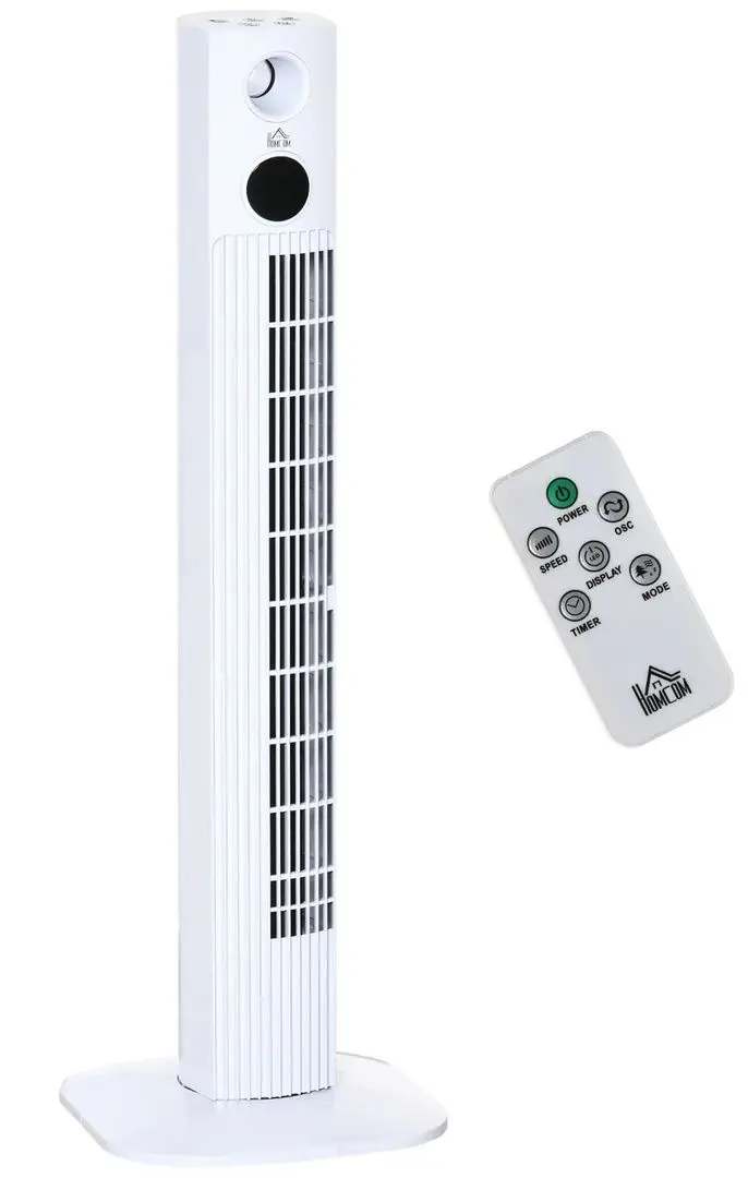 Ventilator Homcom 824-050V90WT (White)