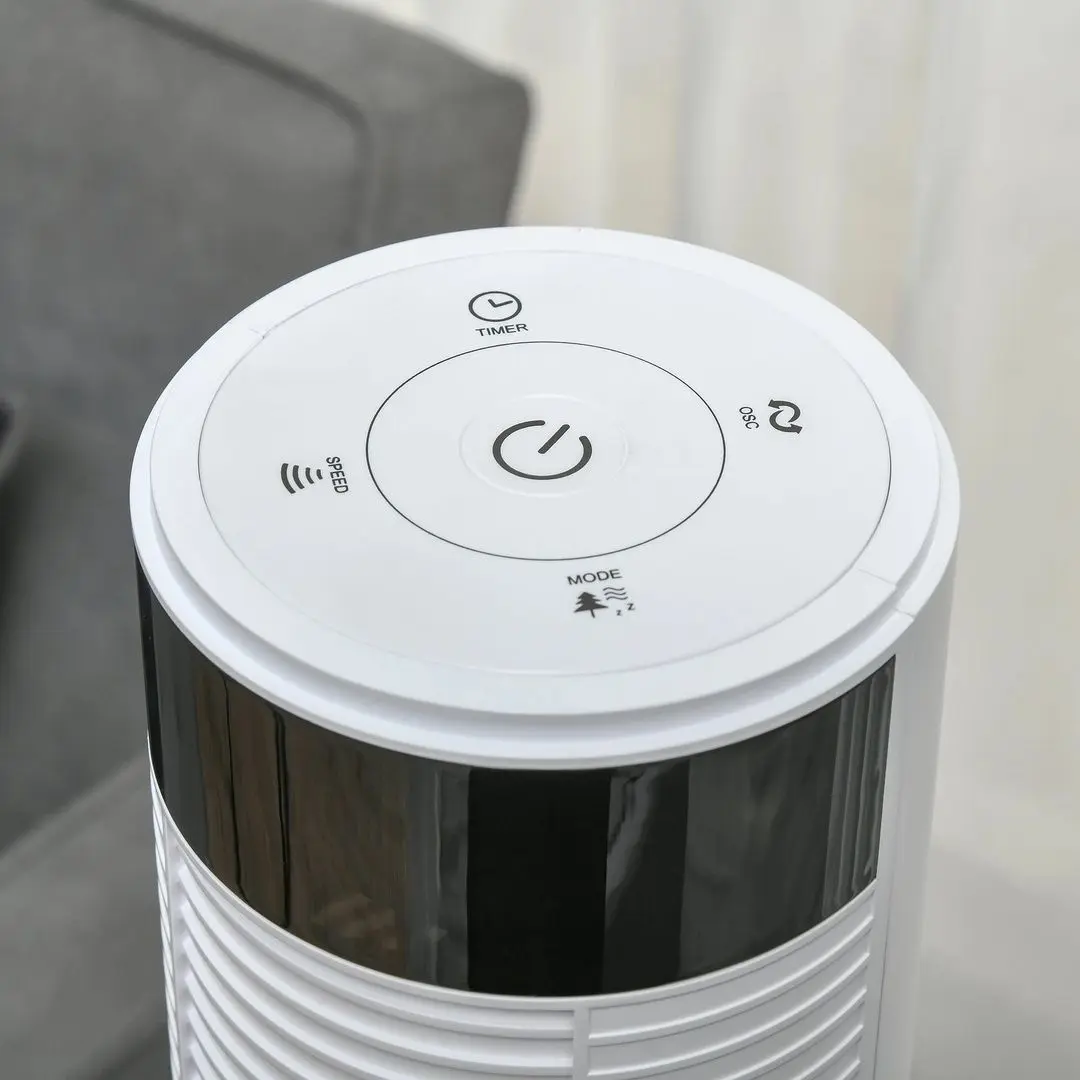 Ventilator Homcom 824-051V90WT (White)