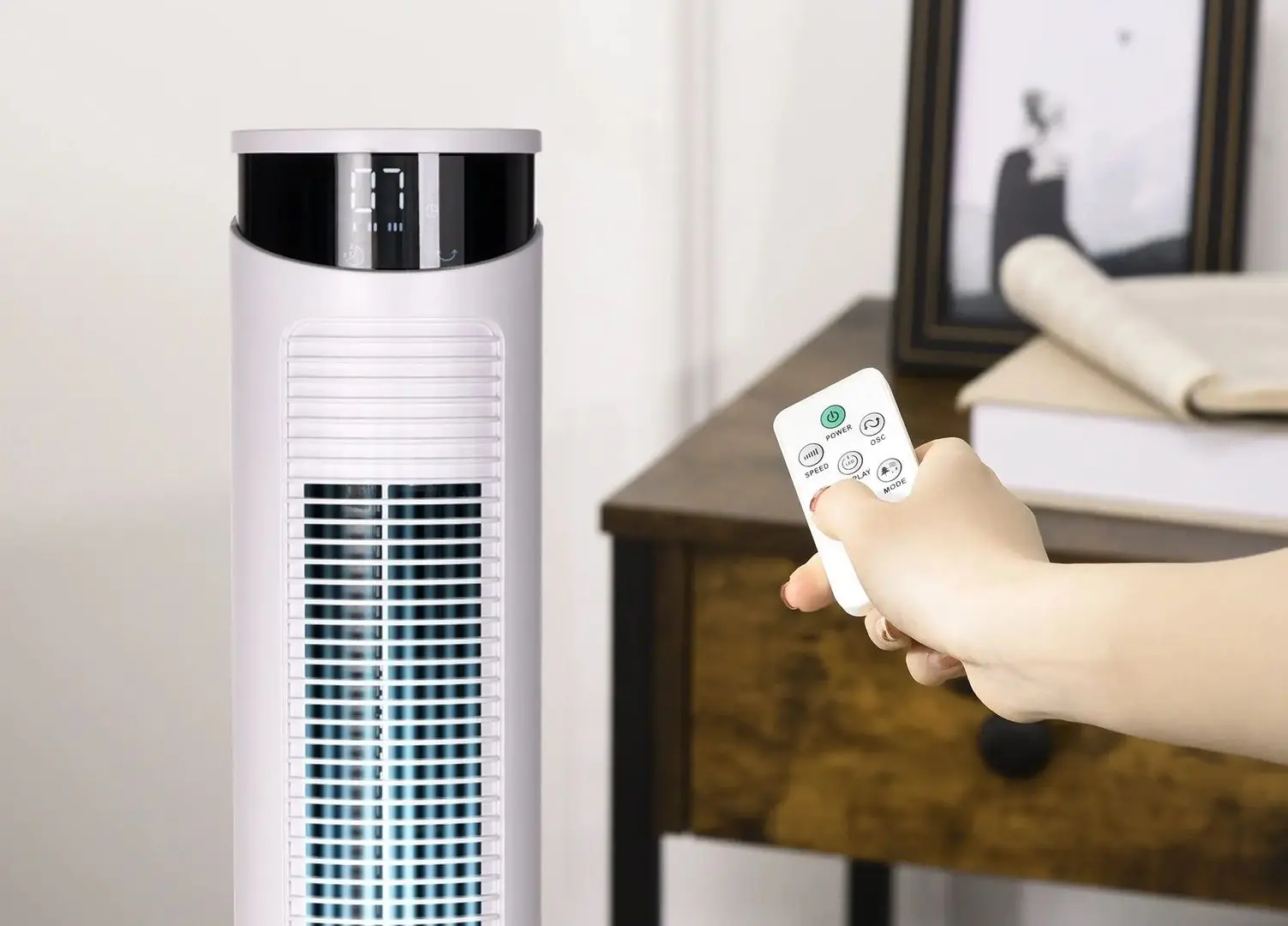 Вентилятор Homcom 824-062V90WT (White) - 6