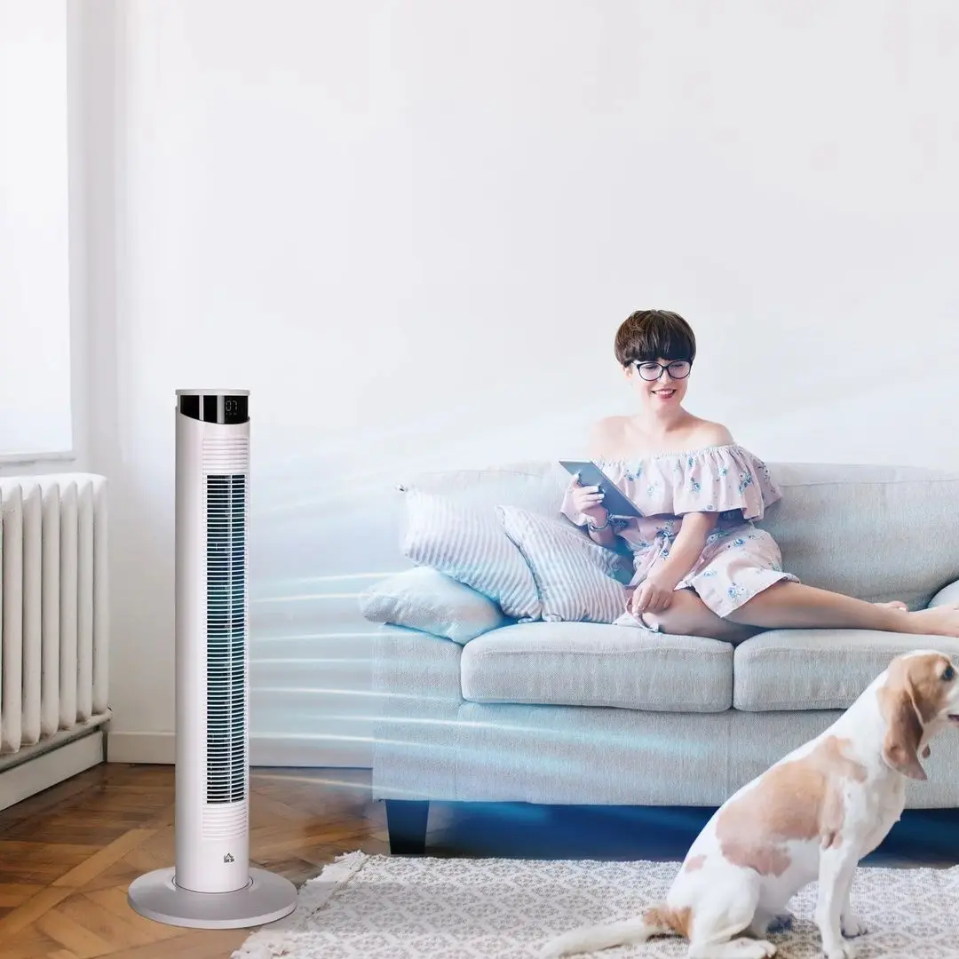 Вентилятор Homcom 824-062V90WT (White) - 7