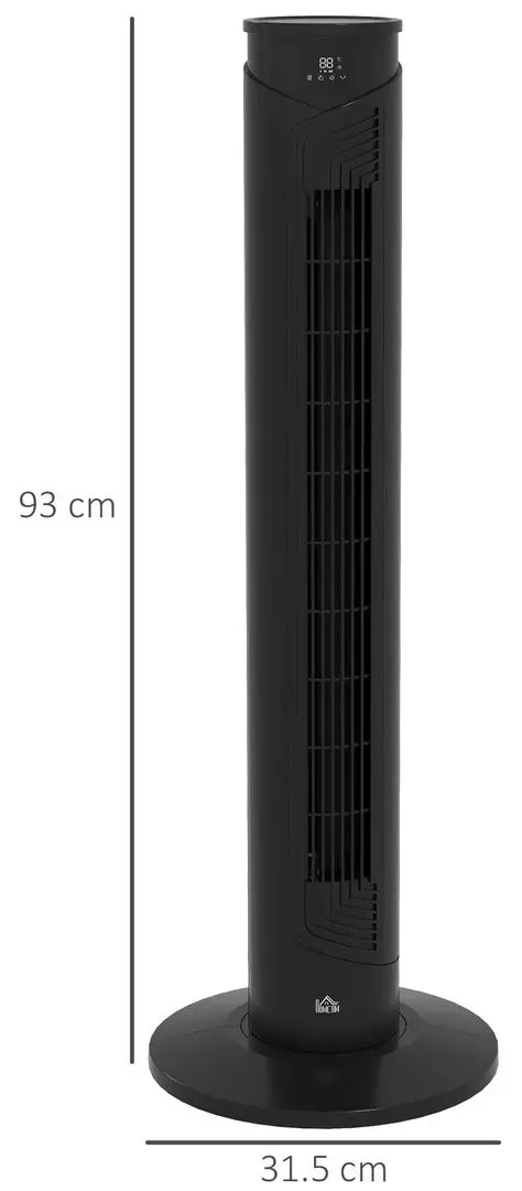 Вентилятор Homcom 824-077V90BK (Black) - 3