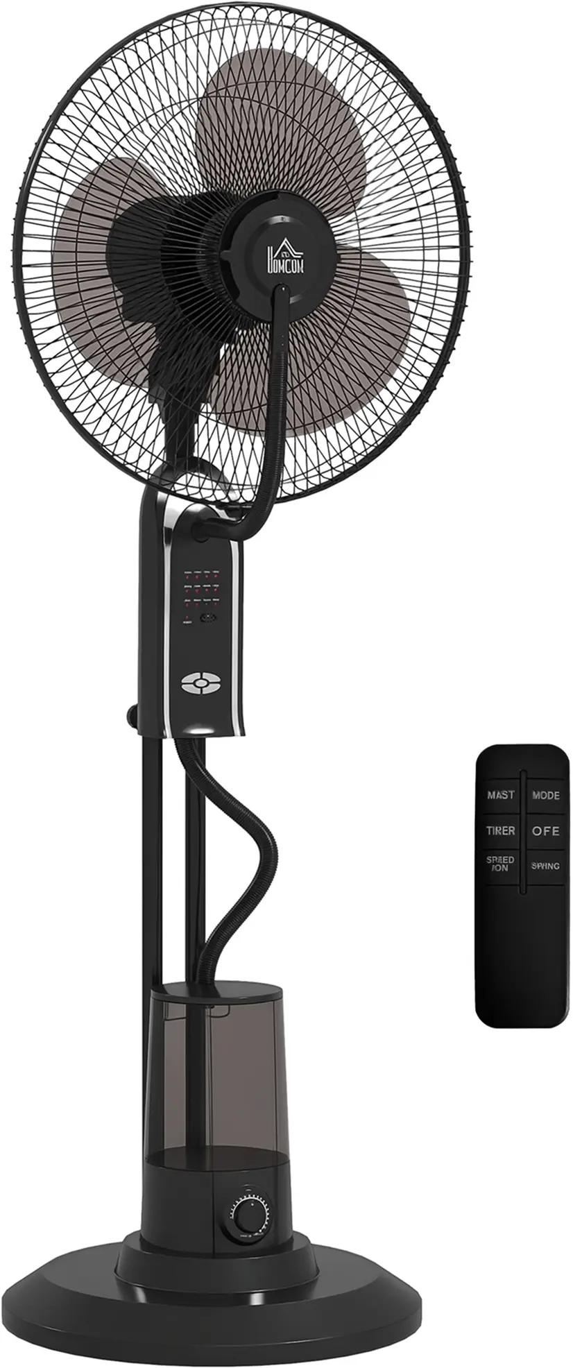 Вентилятор HomCom 824-099V90BK (Black) - 2