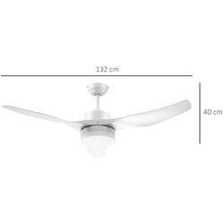 Ventilator de tavan Homcom B31-392WT (White) Thumb
