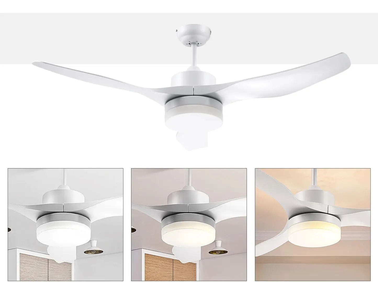 Ventilator de tavan Homcom B31-392WT (White)