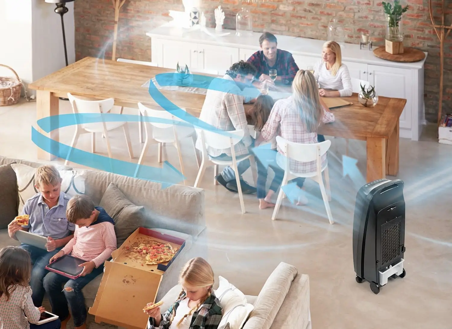 Охладитель воздуха 4в1 Klarstein Rotator (Black) - 5