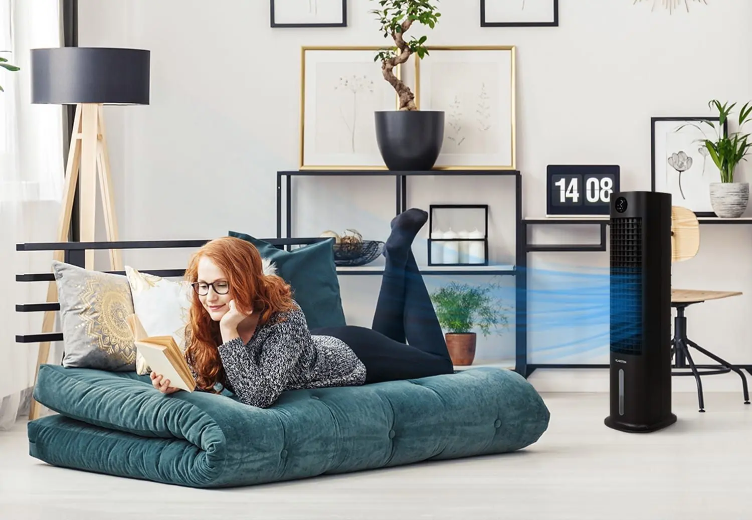 Охладитель воздуха 4в1 Klarstein Skytower Grand Smart (Black)