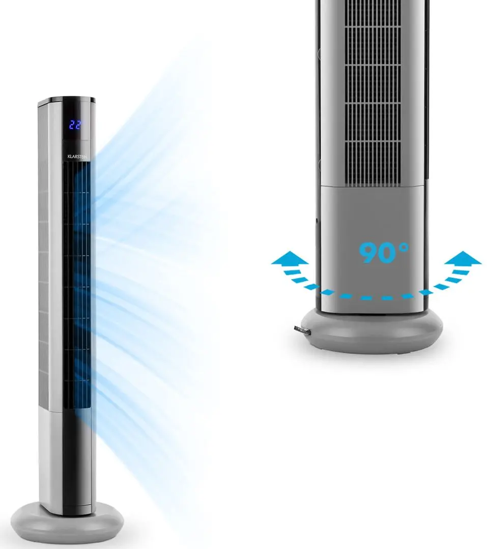 Ventilator Klarstein Skyscraper 3G (Silver) - 3