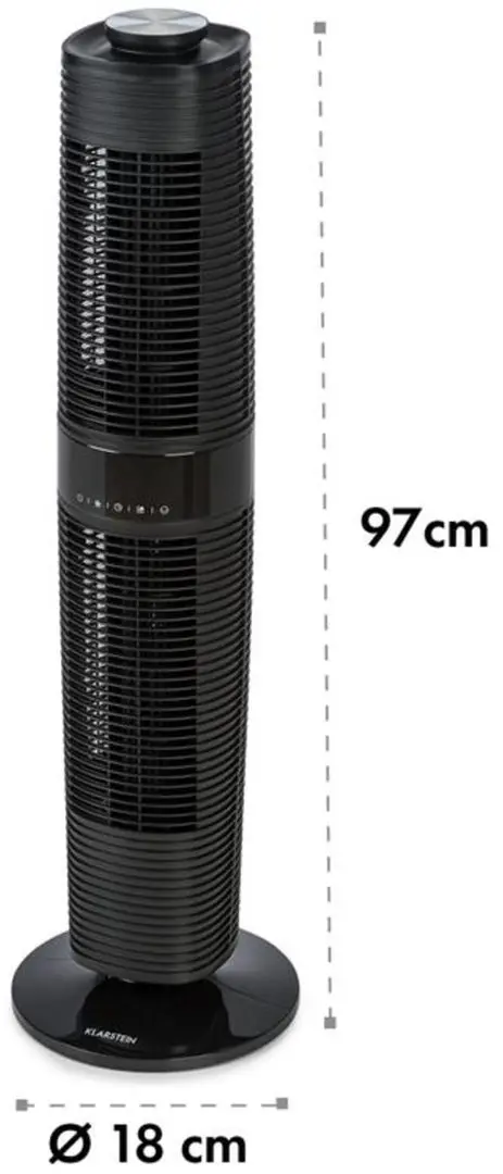 Ventilator Klarstein Twister (Black) - 7
