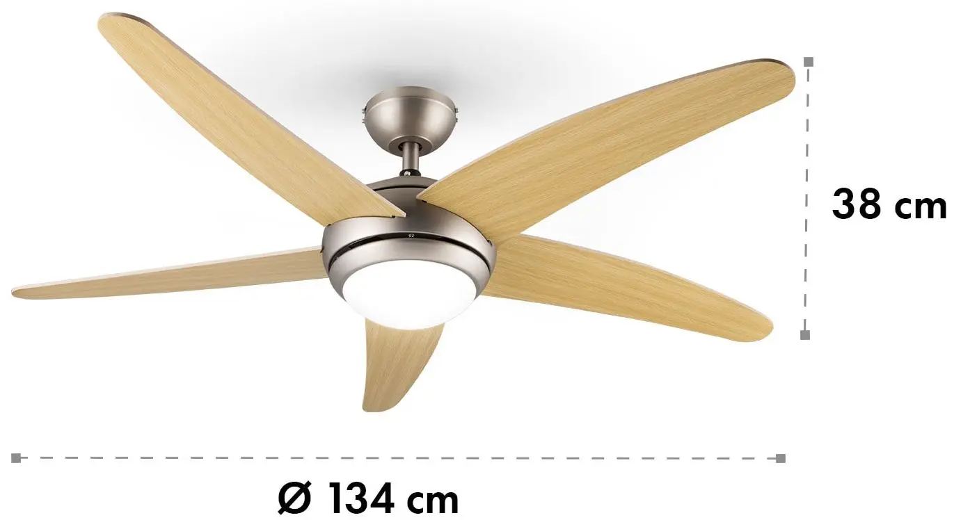 Ventilator de tavan 2in1 Klarstein Bolero (Maple) - 5