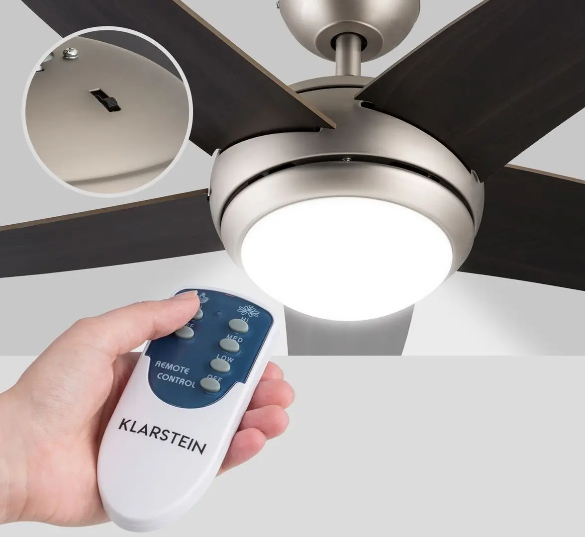 Ventilator de tavan 2in1 Klarstein Bolero (Nut) - 2