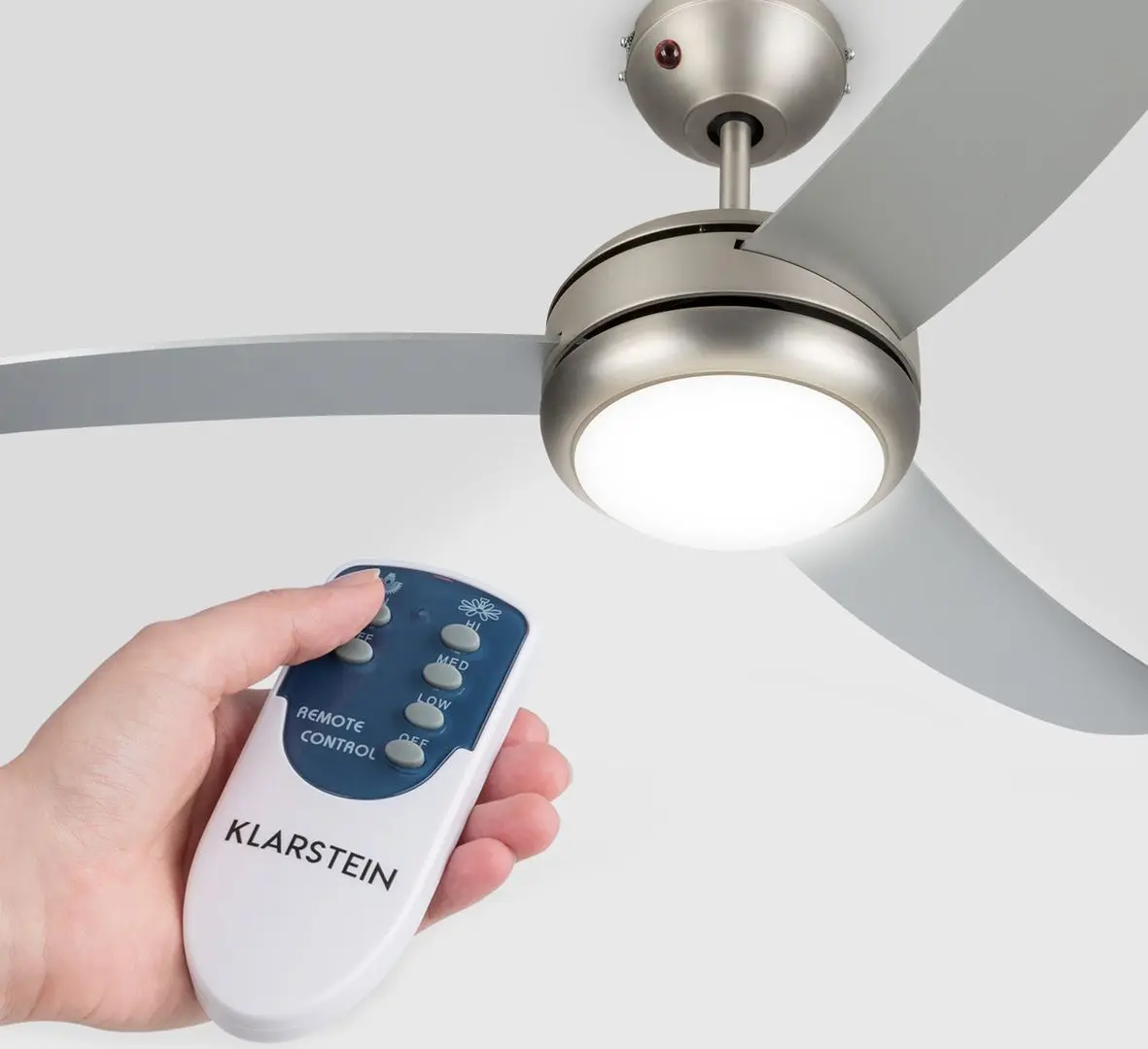 Ventilator de tavan 2in1 Klarstein El Paso (Silver) - 4