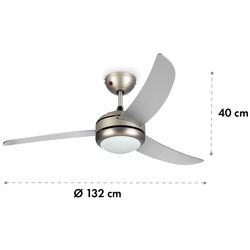 Ventilator de tavan 2in1 Klarstein El Paso (Silver) Thumb