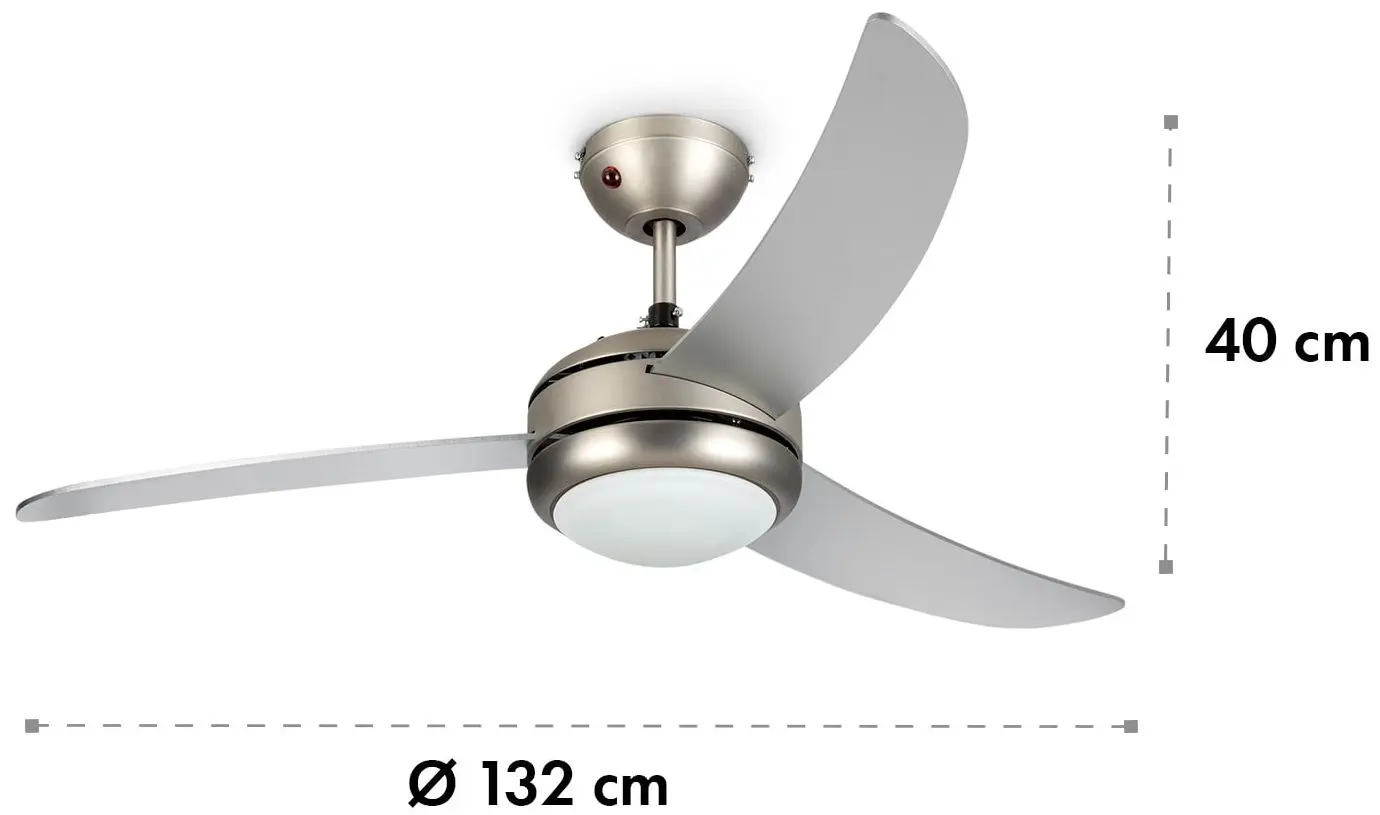 Ventilator de tavan 2in1 Klarstein El Paso (Silver) - 6