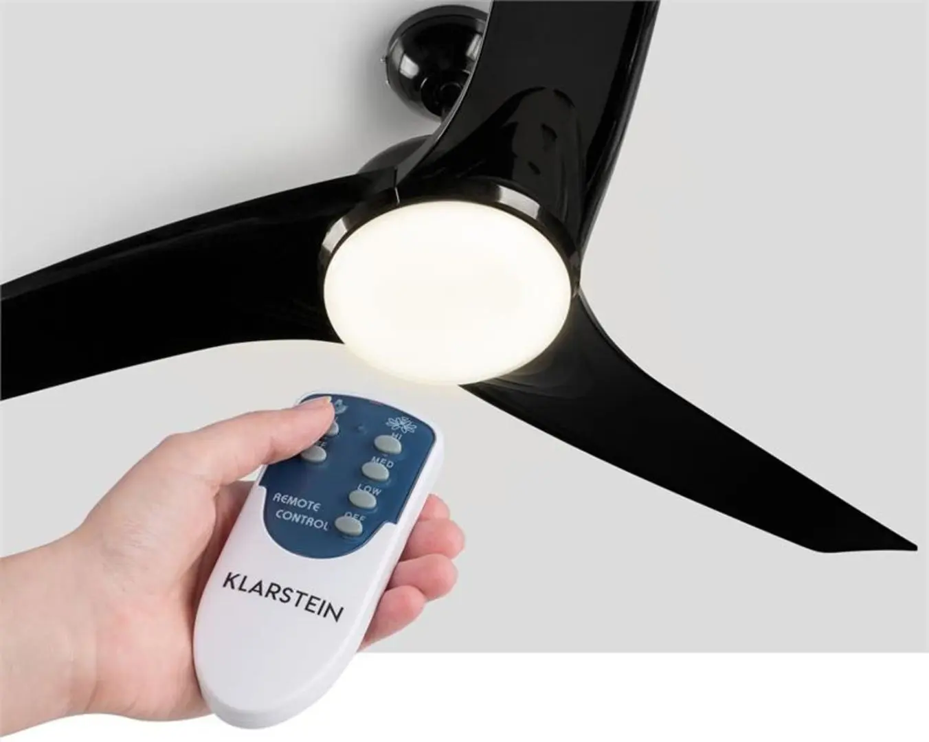 Ventilator de tavan 2in1 Klarstein Figo (Black) - 2