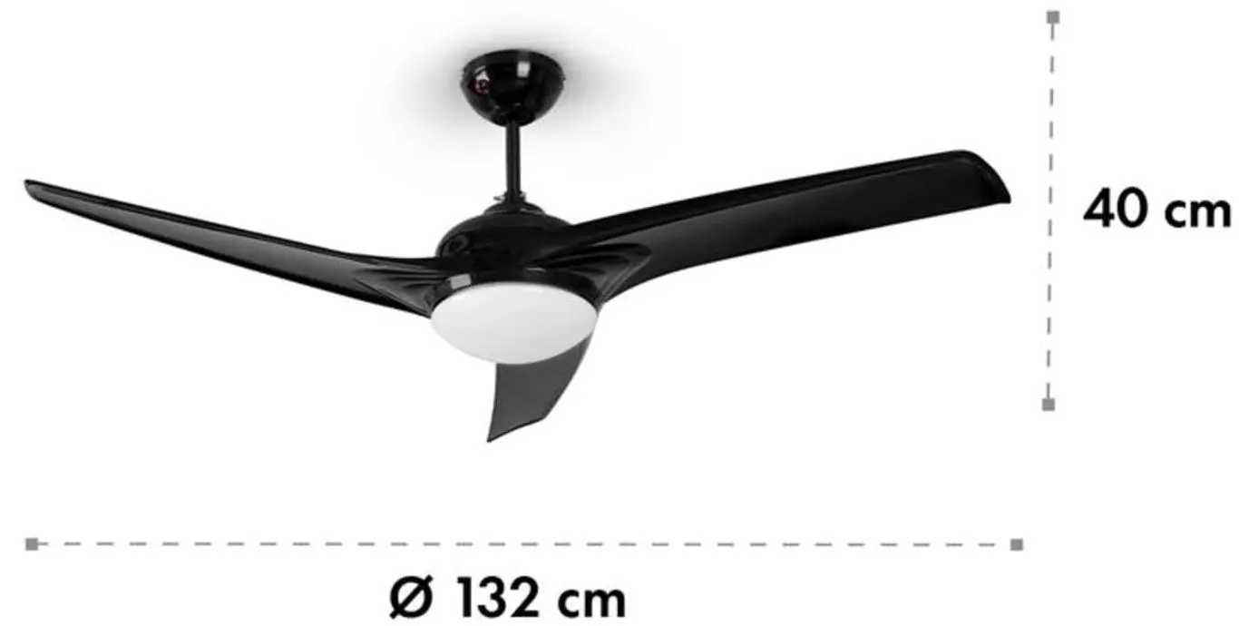 Ventilator de tavan 2in1 Klarstein Figo (Black) - 6