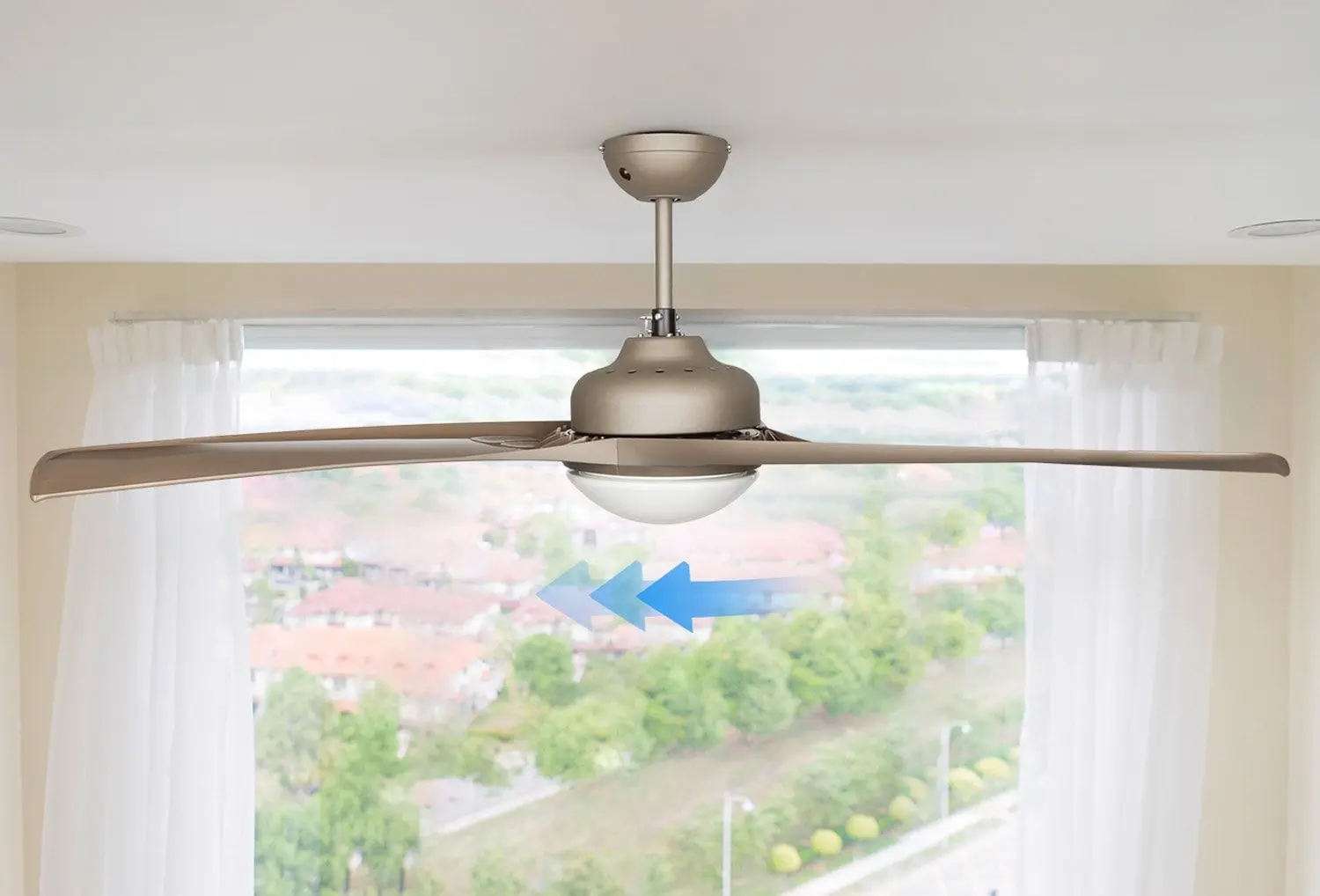 Ventilator de tavan 2in1 Klarstein Figo (Titan) - 4