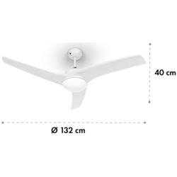 Ventilator de tavan 2in1 Klarstein Figo (White) Thumb