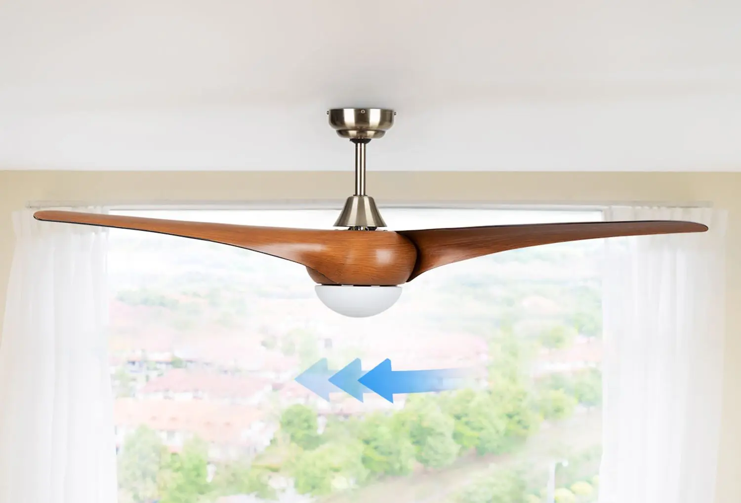 Ventilator de tavan 2in1 Klarstein Monteverde (Beech) - 3