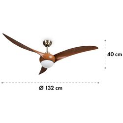 Ventilator de tavan 2in1 Klarstein Monteverde (Beech) Thumb