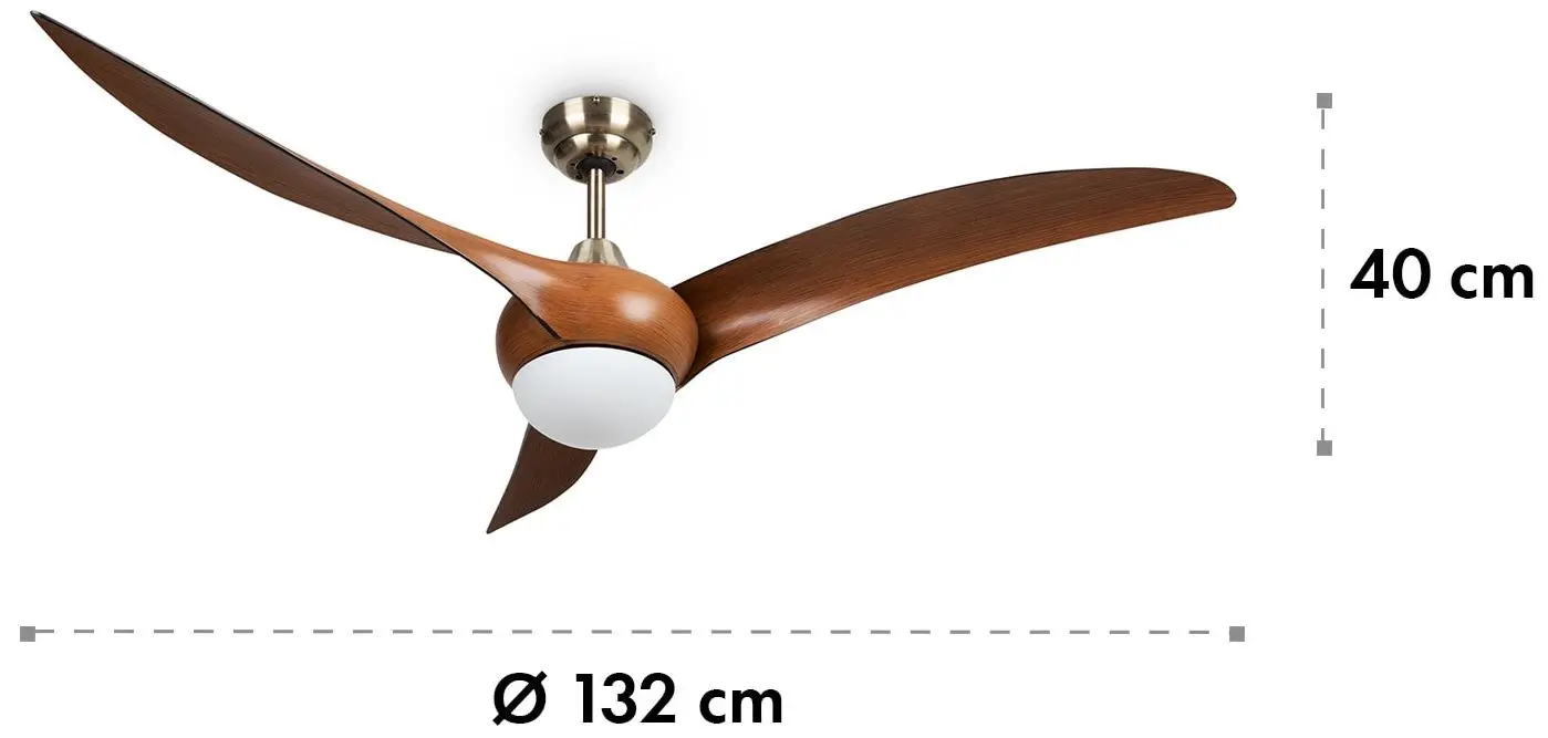 Ventilator de tavan 2in1 Klarstein Monteverde (Beech) - 6