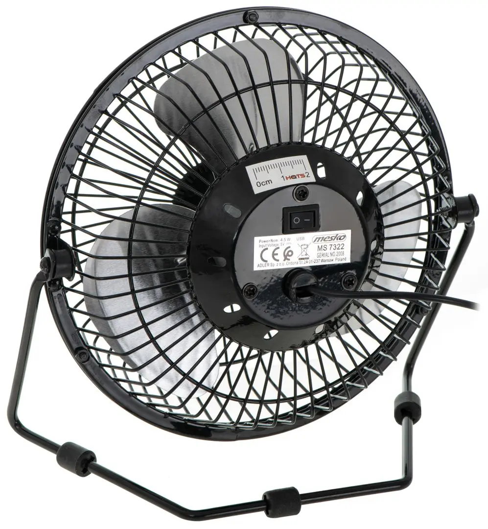 Ventilator de masa Mesko MS 7322 (Black)