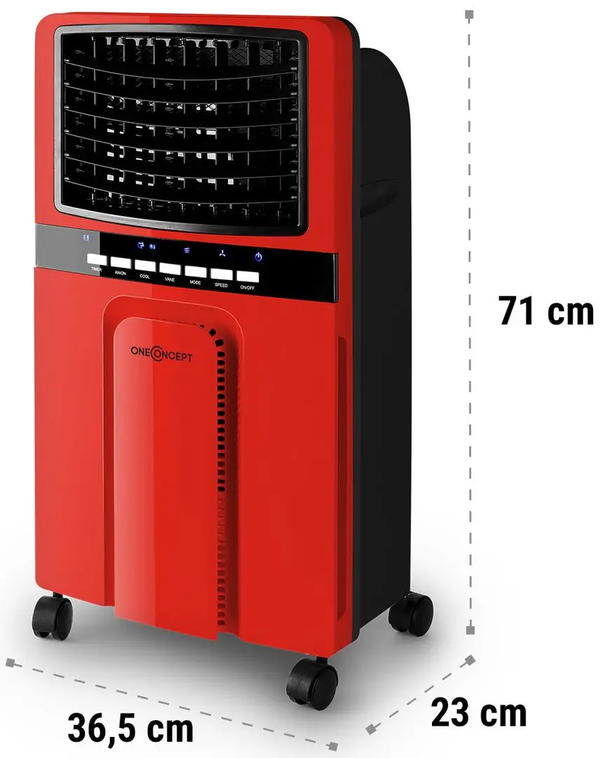 Охладитель воздуха 3в1 OneConcept Baltic (Red) - 5