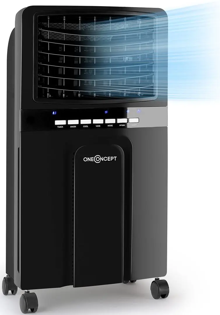 Охладитель воздуха 3в1 OneConcept Baltica Blue Air (Black) - 4