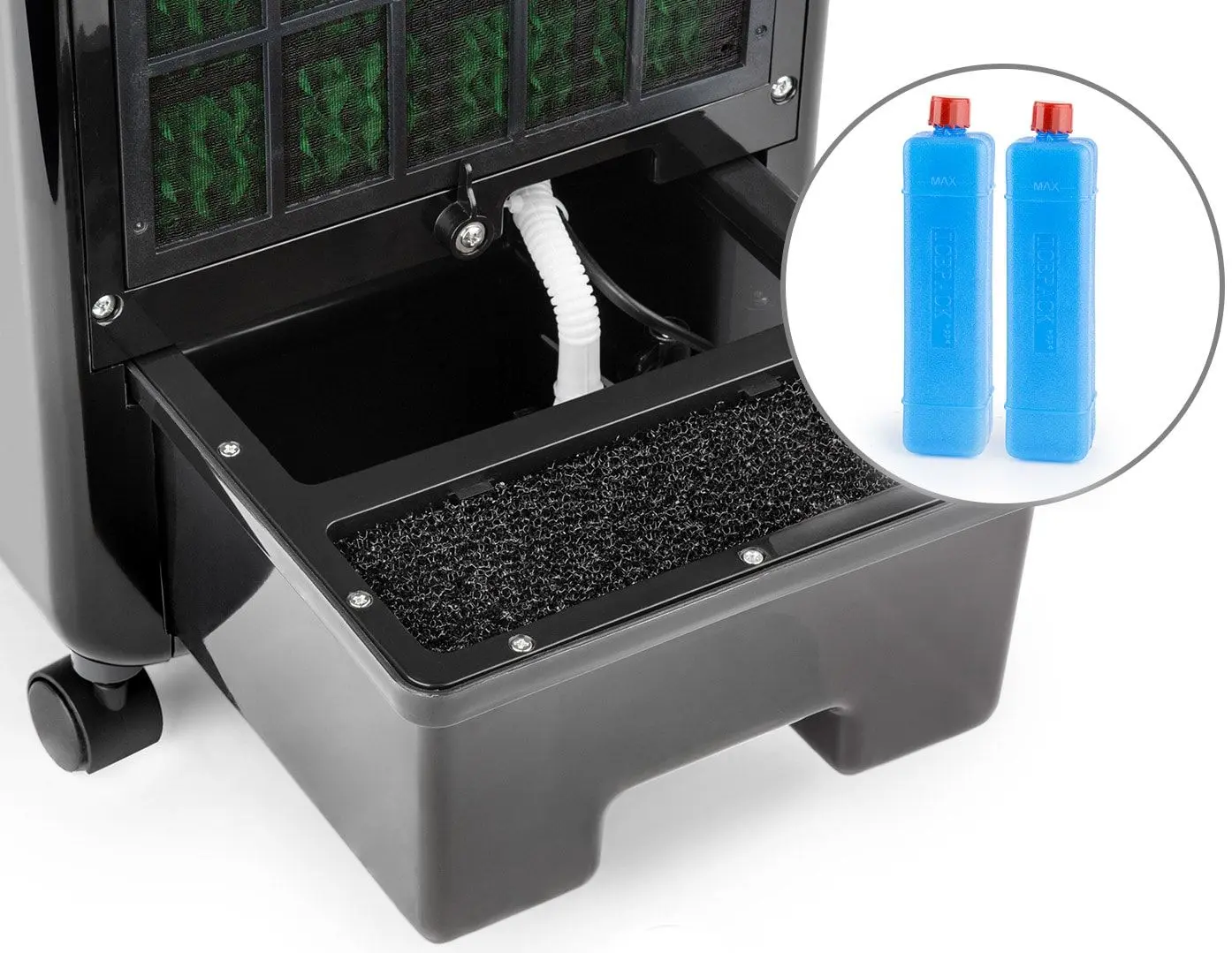 Racitor de aer 3in1 OneConcept Caribbean Blue 10028181 (Black/White)