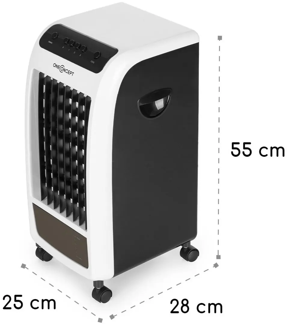 Racitor de aer 3in1 OneConcept Caribbean Blue 10028181 (Black/White)