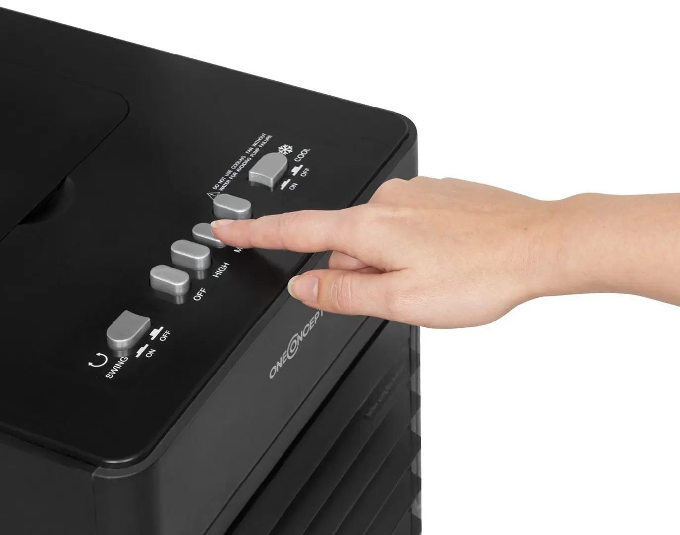 Охладитель воздуха 3в1 OneConcept Freshboxx (Black) - 3