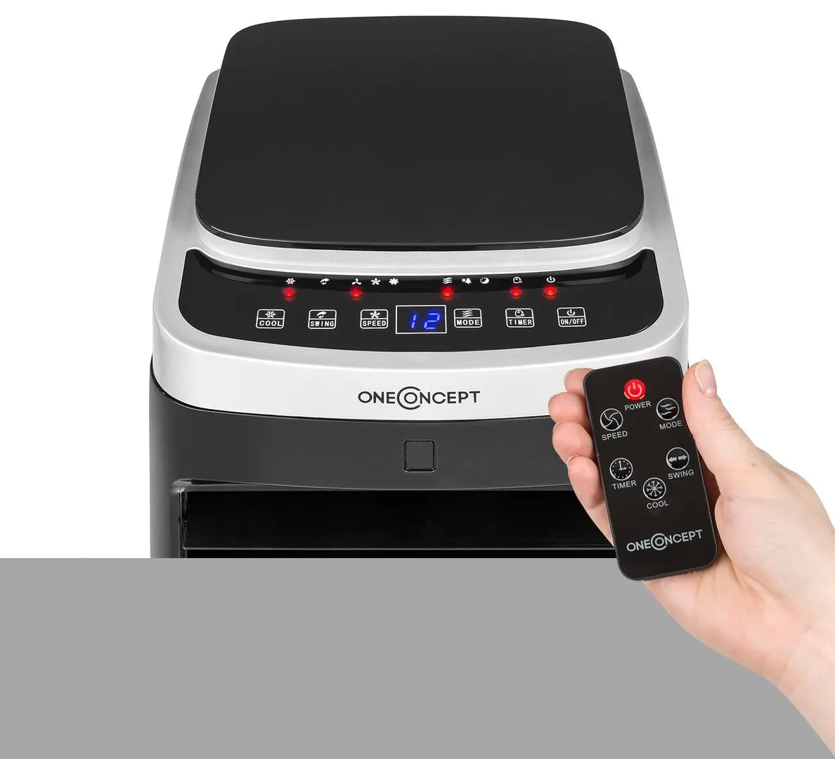 Охладитель воздуха 3в1 OneConcept FreshBoxx Pro (Black) - 5