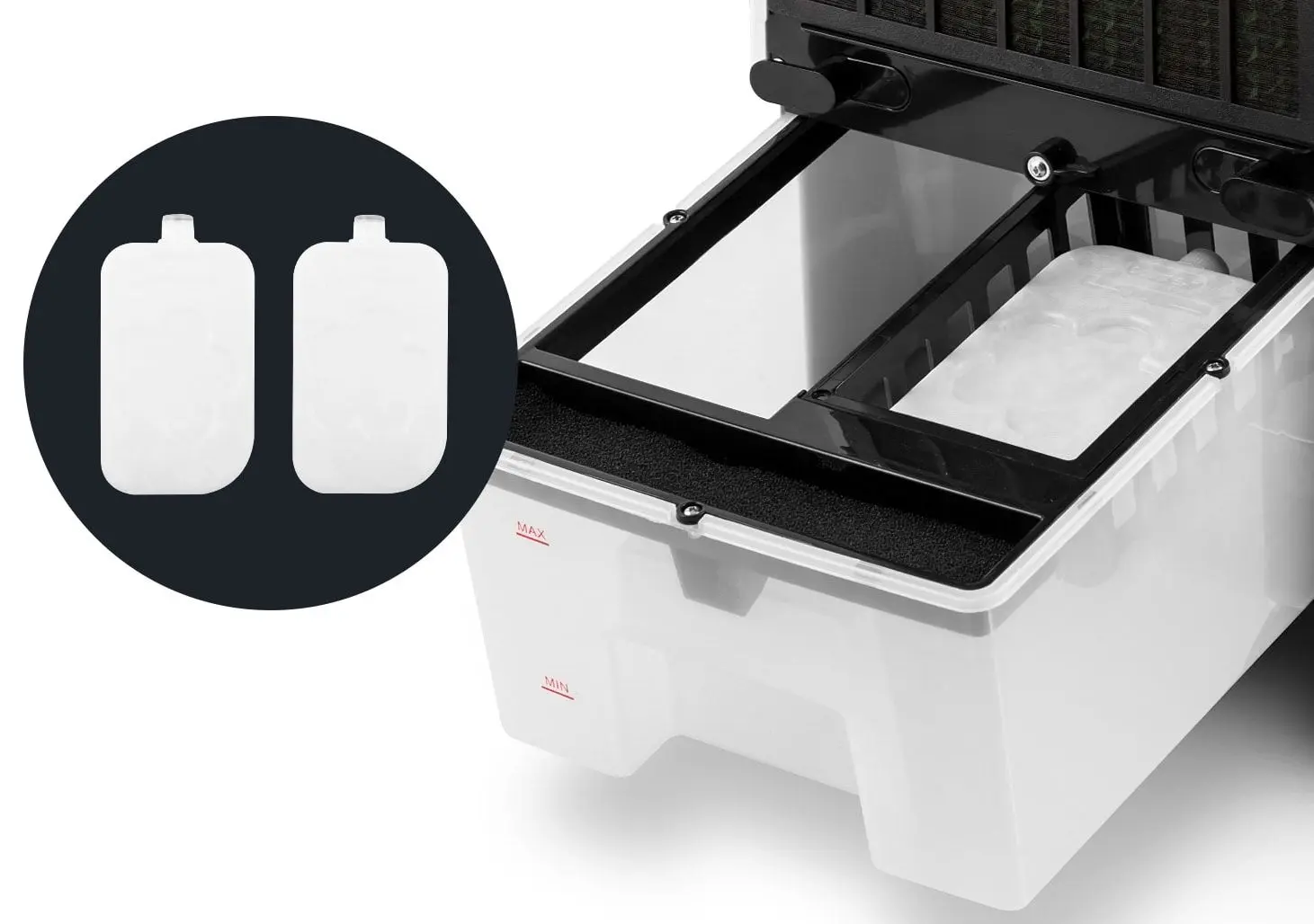 Racitor de aer 3in1 OneConcept MCH-1 V2 (White/Black) - 3