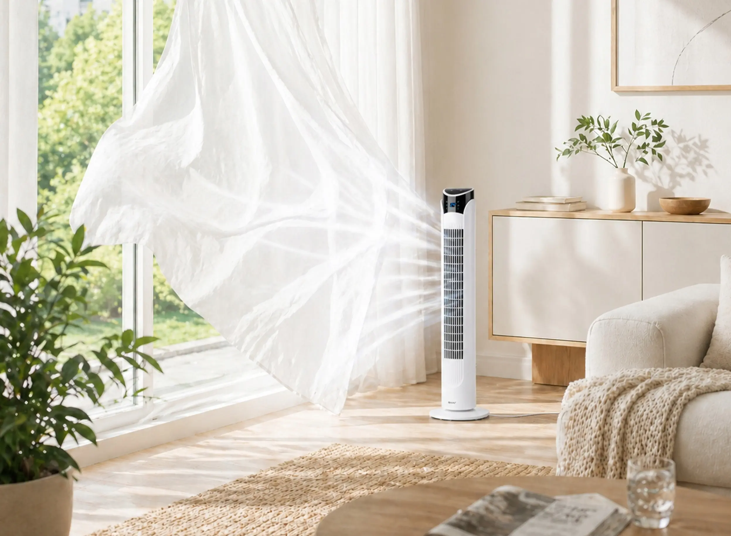 Ventilator de podea Ruhhy 27833 (White) - 12