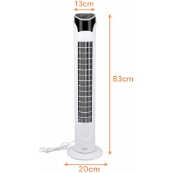Ventilator de podea Ruhhy 27833 (White) Thumb