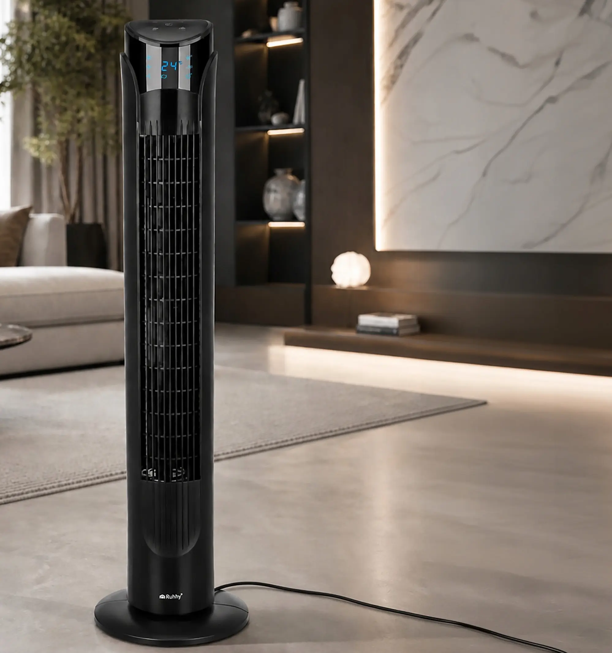 Ventilator de podea Ruhhy 27834 (Black) - 9