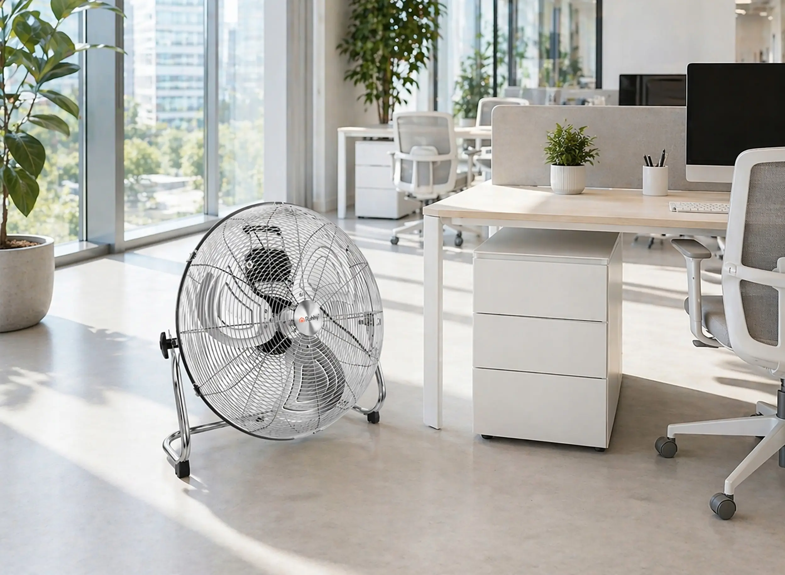 Ventilator de podea Ruhhy 27835 (Silver/Gray) - 4