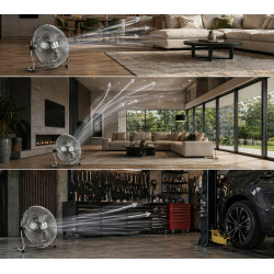 Ventilator de podea Ruhhy 27835 (Silver/Gray) Thumb