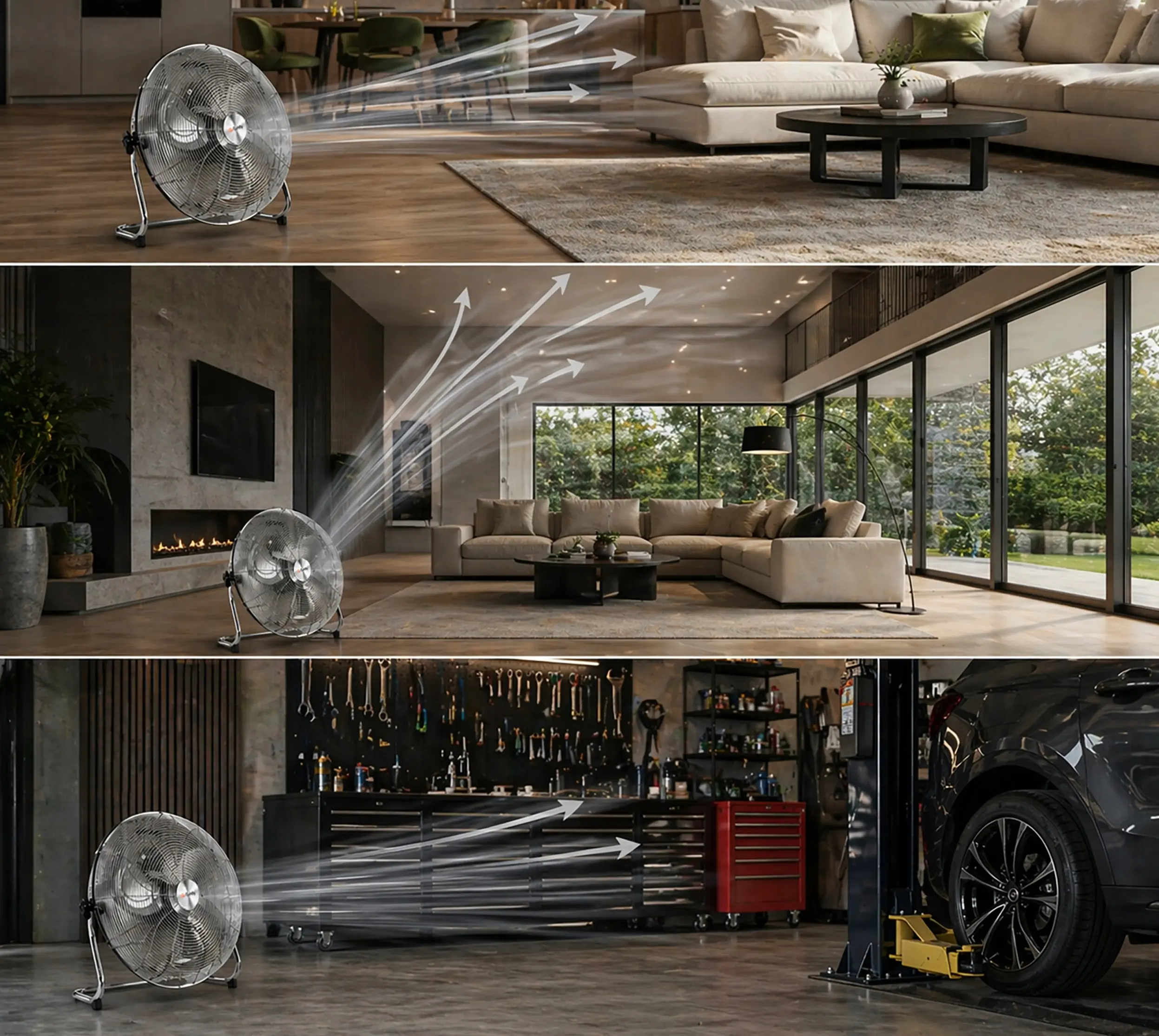 Ventilator de podea Ruhhy 27835 (Silver/Gray) - 6