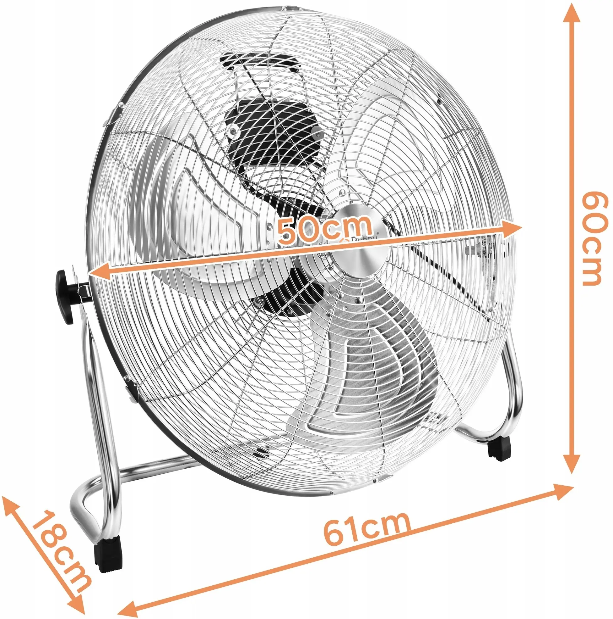 Ventilator de podea Ruhhy 27835 (Silver/Gray) - 8