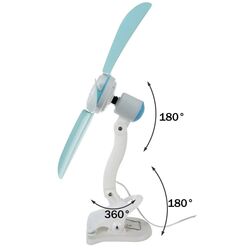Ventilator Ruhhy 23564 (White/Blue) Thumb