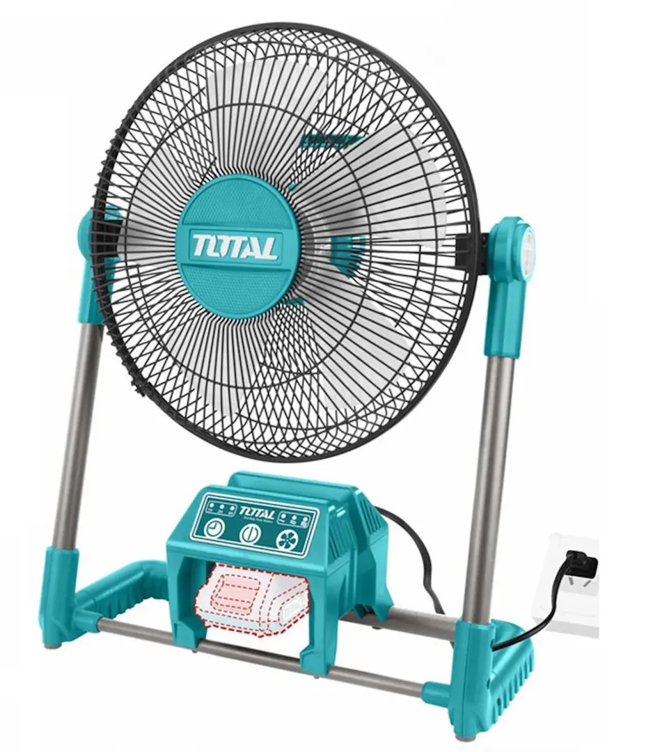 Вентилятор аккумуляторный Total TFALI2001 (Blue/Black)