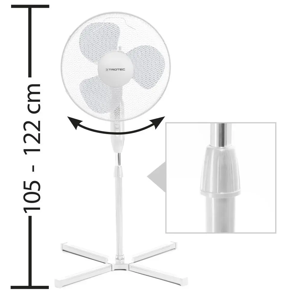 Вентилятор Trotec TVE 15 S (White)